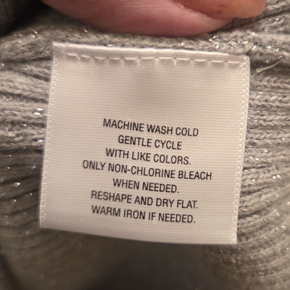 Basic Editions Beige Women's Cowl Neck Sweater - Picture 3 of 5